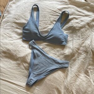 TJ Swim Nala Top (S) Fallen Bottom (M) Baby Blue